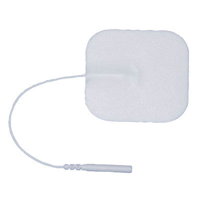 AdvanTrode® Elite Electrode, 2" round or square, white foam 40 Total electrodes/Case - Chiropractic Supplies